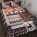 Ohaprints-Quilt-Bed-Set-Pillowcase-Bear-And-Deer-Winter-Nordic-Jacquard-Seamless-Pattern-Blanket-Bedspread-Bedding-4184-Throw (55'' x 60'')