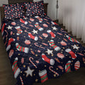 Ohaprints-Quilt-Bed-Set-Pillowcase-Christmas-Gift-Stocking-Candy-And-Red-Ball-Unique-Gifts-Blanket-Bedspread-Bedding-4188-Throw (55'' x 60'')