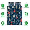 Ohaprints-Quilt-Bed-Set-Pillowcase-Christmas-Tree-Snowflakes-Pattern-Unique-Christmas-Gifts-Blanket-Bedspread-Bedding-4191-Double (70'' x 80'')