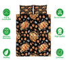 Ohaprints-Quilt-Bed-Set-Pillowcase-Autumn-Pumpkins-Sunflower-Fall-Leaves-Flower--Holiday-Thanksgiving-Harvest-Blanket-Bedspread-Bedding-3292-Double (70&#39;&#39; x 80&#39;&#39;)