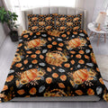 Ohaprints-Quilt-Bed-Set-Pillowcase-Autumn-Pumpkins-Sunflower-Fall-Leaves-Flower--Holiday-Thanksgiving-Harvest-Blanket-Bedspread-Bedding-3292-King (90'' x 100'')