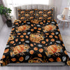 Ohaprints-Quilt-Bed-Set-Pillowcase-Autumn-Pumpkins-Sunflower-Fall-Leaves-Flower--Holiday-Thanksgiving-Harvest-Blanket-Bedspread-Bedding-3292-King (90&#39;&#39; x 100&#39;&#39;)