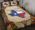 Ohaprints-Quilt-Bed-Set-Pillowcase-Texas-Skull-Longhorn-Horseshoe-Cowboy-Boots-Hat-Custom-Personalized-Name-Blanket-Bedspread-Bedding-360-Throw (55'' x 60'')