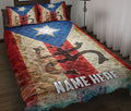 Ohaprints-Quilt-Bed-Set-Pillowcase-Puerto-Rico-Indigenous-Taino-Symbol-Coqui-Custom-Personalized-Name-Blanket-Bedspread-Bedding-1533-Throw (55'' x 60'')