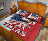 Ohaprints-Quilt-Bed-Set-Pillowcase-Texas-Eagle-Flag-Wild-West-Western-Texas-Custom-Personalized-Name-Blanket-Bedspread-Bedding-361-Queen (80&#39;&#39; x 90&#39;&#39;)