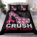 Ohaprints-Quilt-Bed-Set-Pillowcase-Crush-Breast-Cancer-Sparkle-High-Heel-Blanket-Bedspread-Bedding-3837-King (90'' x 100'')