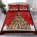 Ohaprints-Quilt-Bed-Set-Pillowcase-German-Shepherd-Christmas-Noel-Xmas-Tree-Dog-Lover-Blanket-Bedspread-Bedding-3825-King (90'' x 100'')