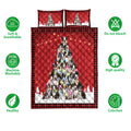 Ohaprints-Quilt-Bed-Set-Pillowcase-Boston-Terrier-Christmas-Noel-Xmas-Tree-Dog-Lover-Blanket-Bedspread-Bedding-3827-Double (70'' x 80'')