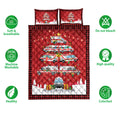 Ohaprints-Quilt-Bed-Set-Pillowcase-Ambulance-Christmas-Noel-Xmas-Tree-Blanket-Bedspread-Bedding-3828-Double (70'' x 80'')