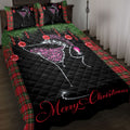 Ohaprints-Quilt-Bed-Set-Pillowcase-Merry-Christmas-Wine-Diamonds-Star-Blanket-Bedspread-Bedding-3829-Throw (55'' x 60'')