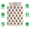 Ohaprints-Quilt-Bed-Set-Pillowcase-Happy-Thanksgiving-Pumpkin-Spice-Latte-Blanket-Bedspread-Bedding-3846-Double (70'' x 80'')