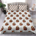 Ohaprints-Quilt-Bed-Set-Pillowcase-Happy-Thanksgiving-Pumpkin-Spice-Latte-Blanket-Bedspread-Bedding-3846-King (90'' x 100'')