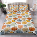 Ohaprints-Quilt-Bed-Set-Pillowcase-Happy-Thanksgiving-Colorful-Pumpkin-Pattern-Blanket-Bedspread-Bedding-3853-King (90'' x 100'')