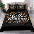 Ohaprints-Quilt-Bed-Set-Pillowcase-Happy-Thanksgiving-Hello-Autumn-Fall-Leaves-Pattern-Blanket-Bedspread-Bedding-3858-King (90'' x 100'')