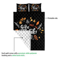 Ohaprints-Quilt-Bed-Set-Pillowcase-Happy-Thanksgiving-Give-Thanks-Fall-Leaves-Pattern-Blanket-Bedspread-Bedding-3859-Queen (80'' x 90'')