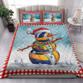 Ohaprints-Quilt-Bed-Set-Pillowcase-Funny-Christmas-Volleyball-Balls-Santa-Snowman-Blanket-Bedspread-Bedding-3885-King (90'' x 100'')