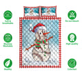 Ohaprints-Quilt-Bed-Set-Pillowcase-Funny-Christmas-Baseball-Balls-Santa-Snowman-Blanket-Bedspread-Bedding-3888-Double (70'' x 80'')