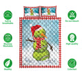 Ohaprints-Quilt-Bed-Set-Pillowcase-Funny-Christmas-Tennis-Balls-Santa-Snowman-Blanket-Bedspread-Bedding-3890-Double (70'' x 80'')