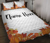 Ohaprints-Quilt-Bed-Set-Pillowcase-Autumn-Thanksgiving-Pumpkin-Custom-Personalized-Name-Blanket-Bedspread-Bedding-3274-Throw (55&#39;&#39; x 60&#39;&#39;)