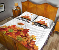 Ohaprints-Quilt-Bed-Set-Pillowcase-Autumn-Leaves-Pile-Custom-Personalized-Name-Blanket-Bedspread-Bedding-3279-King (90'' x 100'')