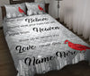 Ohaprints-Quilt-Bed-Set-Pillowcase-Heaven-Cardinal-Bird-Love-Never-Die-Custom-Personalized-Name-Blanket-Bedspread-Bedding-2918-Throw (55&#39;&#39; x 60&#39;&#39;)