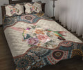 Ohaprints-Quilt-Bed-Set-Pillowcase-Hummingbirds-Floral-Mandala-Blanket-Bedspread-Bedding-2919-Throw (55'' x 60'')