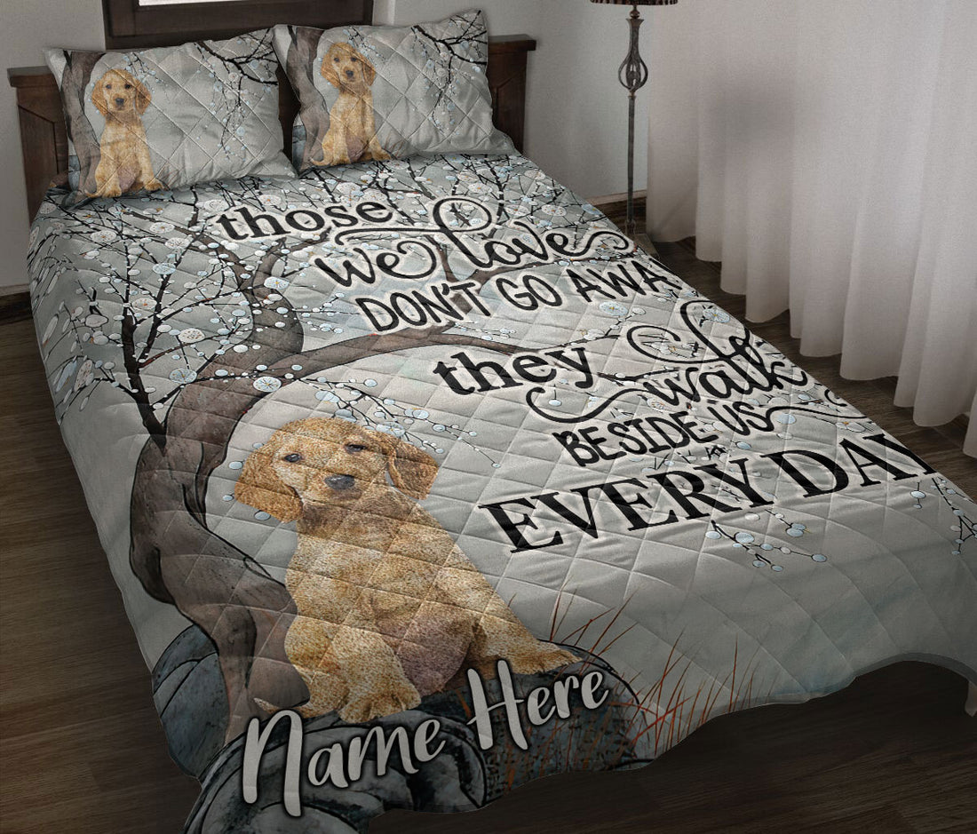 Ohaprints-Quilt-Bed-Set-Pillowcase-Memorial-English-Cocker-Spaniel-Dog-Custom-Personalized-Name-Blanket-Bedspread-Bedding-3604-Throw (55'' x 60'')