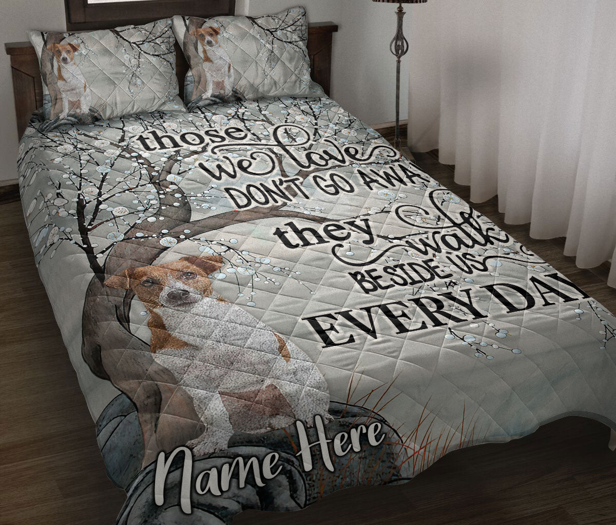 Ohaprints-Quilt-Bed-Set-Pillowcase-Memorial-Jack-Russell-Terrier-Dog-Custom-Personalized-Name-Blanket-Bedspread-Bedding-3610-Throw (55'' x 60'')