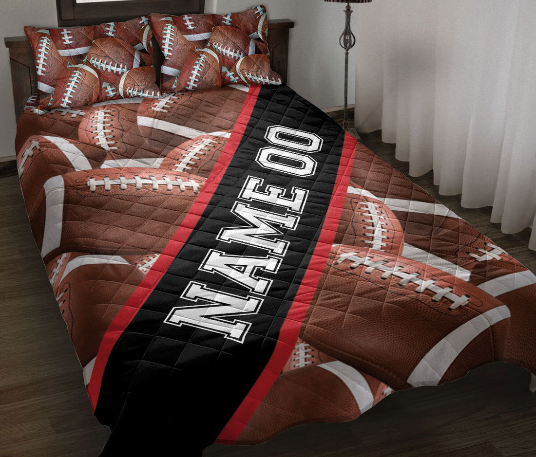 Ohaprints-Quilt-Bed-Set-Pillowcase-American-Football-Lovers-Custom-Personalized-Name-Number-Blanket-Bedspread-Bedding-1173-Throw (55'' x 60'')