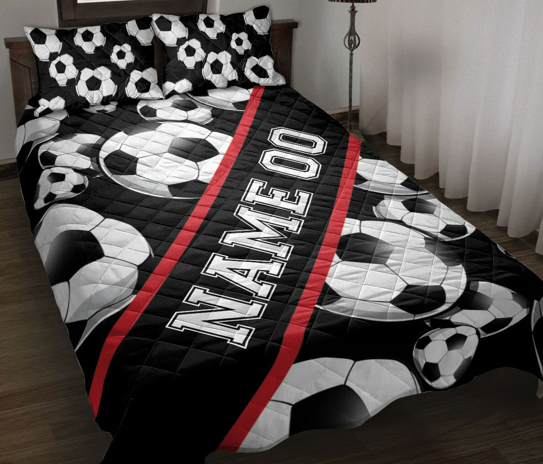 Ohaprints-Quilt-Bed-Set-Pillowcase-Soccer-Lovers-Custom-Personalized-Name-Number-Blanket-Bedspread-Bedding-2346-Throw (55'' x 60'')