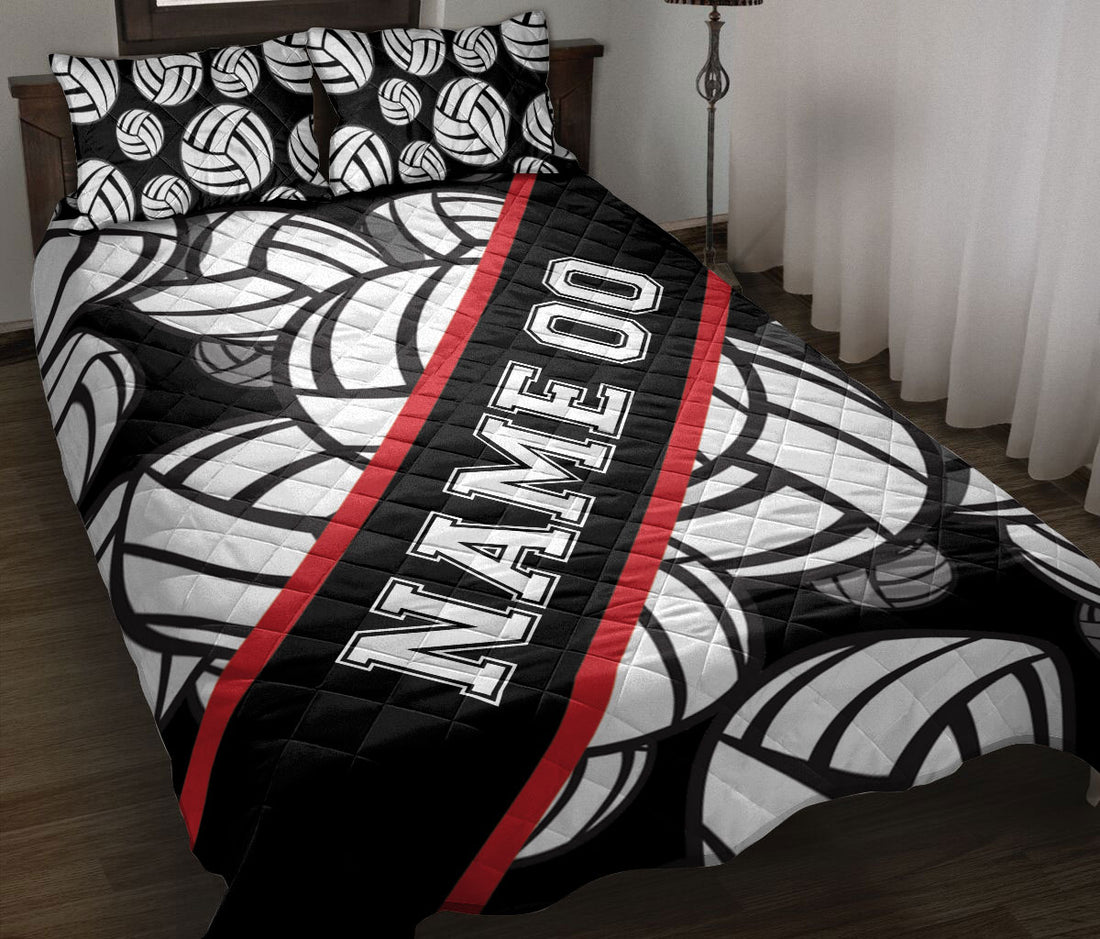 Ohaprints-Quilt-Bed-Set-Pillowcase-Volleyball-Lovers-Custom-Personalized-Name-Number-Blanket-Bedspread-Bedding-2939-Throw (55'' x 60'')