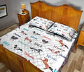 Ohaprints-Quilt-Bed-Set-Pillowcase-Horse-Lover-Custom-Personalized-Name-Number-Blanket-Bedspread-Bedding-1176-King (90'' x 100'')