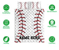 Ohaprints-Quilt-Bed-Set-Pillowcase-Baseball-Pattern-Custom-Personalized-Name-Blanket-Bedspread-Bedding-3179-Double (70'' x 80'')