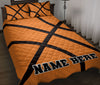 Ohaprints-Quilt-Bed-Set-Pillowcase-Basketball-Pattern-Custom-Personalized-Name-Blanket-Bedspread-Bedding-3393-Throw (55&#39;&#39; x 60&#39;&#39;)