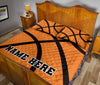 Ohaprints-Quilt-Bed-Set-Pillowcase-Basketball-Pattern-Custom-Personalized-Name-Blanket-Bedspread-Bedding-3393-King (90&#39;&#39; x 100&#39;&#39;)