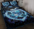 Ohaprints-Quilt-Bed-Set-Pillowcase-Blue-Couple-Sea-Turtle-Heart-Sea-Animal-Lover-Blanket-Bedspread-Bedding-2408-Throw (55'' x 60'')