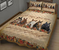Ohaprints-Quilt-Bed-Set-Pillowcase-Horse-God-Say-You-Are-Vintage-Style-Flower-Blanket-Bedspread-Bedding-59-King (90'' x 100'')