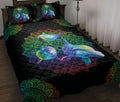 Ohaprints-Quilt-Bed-Set-Pillowcase-Rainbow-Dolphin-Mandala-Pattern-Sea-Animal-Lover-Blanket-Bedspread-Bedding-2431-Throw (55'' x 60'')