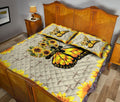 Ohaprints-Quilt-Bed-Set-Pillowcase-The-Cross-Pattern-Faith-Butterfly-Sunflower-Christian-Blanket-Bedspread-Bedding-1808-Queen (80'' x 90'')