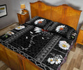 Ohaprints-Quilt-Bed-Set-Pillowcase-Patchwork-Nurse-White-Daisy-Black-And-White-Rn-Cna-Gift-Blanket-Bedspread-Bedding-634-Queen (80'' x 90'')