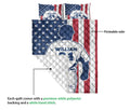 Ohaprints-Quilt-Bed-Set-Pillowcase-Baseball-Boy-America-Us-Flag-Player-Fan-Gift-Custom-Personalized-Name-Number-Blanket-Bedspread-Bedding-3186-Queen (80'' x 90'')