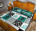 Ohaprints-Quilt-Bed-Set-Pillowcase-Eat-Sleep-Football-Boy-Player-Fan-Patchwork-Custom-Personalized-Name-Number-Blanket-Bedspread-Bedding-3138-King (90'' x 100'')