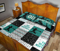 Ohaprints-Quilt-Bed-Set-Pillowcase-Softball-Girl-Catcher-Player-Fan-Patchwork-Custom-Personalized-Name-Number-Blanket-Bedspread-Bedding-3096-King (90'' x 100'')