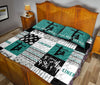 Ohaprints-Quilt-Bed-Set-Pillowcase-Lineman-Decor-Idea-Turquoise-Patchwork-Custom-Personalized-Name-Blanket-Bedspread-Bedding-3739-King (90&#39;&#39; x 100&#39;&#39;)