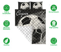 Ohaprints-Quilt-Bed-Set-Pillowcase-Soccer-Goals-What-I-Love-Is-Scoring-Custom-Personalized-Name-Number-Blanket-Bedspread-Bedding-3024-Double (70'' x 80'')