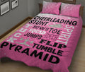 Ohaprints-Quilt-Bed-Set-Pillowcase-Cheerleading-Spirit-Tumble-Pyramid-Blanket-Bedspread-Bedding-1831-King (90'' x 100'')