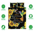 Ohaprints-Quilt-Bed-Set-Pillowcase-Hummingbird-Sunflower-When-We-Believe-Meaningful-Memory-Idea-Blanket-Bedspread-Bedding-3893-Double (70'' x 80'')