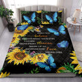 Ohaprints-Quilt-Bed-Set-Pillowcase-Butterfly-Sunflower-When-We-Believe-Meaningful-Memory-Idea-Blanket-Bedspread-Bedding-3895-King (90'' x 100'')