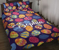 Ohaprints-Quilt-Bed-Set-Pillowcase-Sugar-Egg-Colorful-Holiday-Idea-Custom-Personalized-Name-Blanket-Bedspread-Bedding-1954-Throw (55'' x 60'')