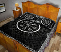 Ohaprints-Quilt-Bed-Set-Pillowcase-Viking-Vegvisir-And-Runic-Rune-Pattern-Black-Norse-Nordic-Blanket-Bedspread-Bedding-496-Queen (80'' x 90'')